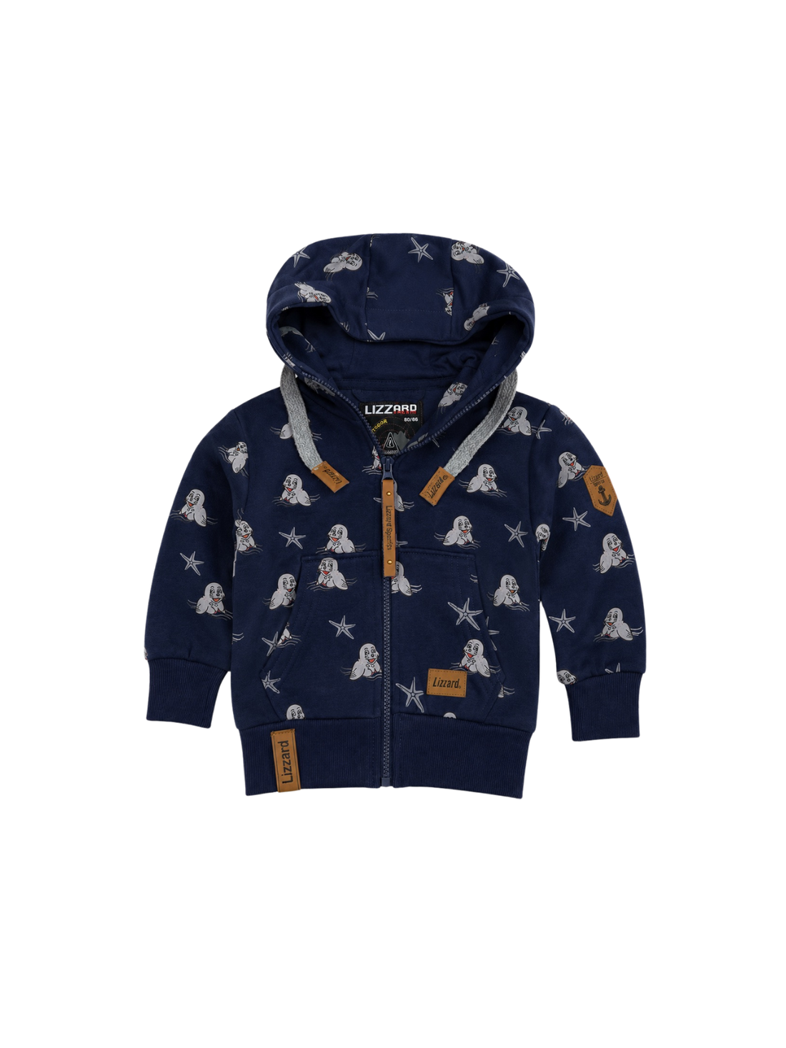 Lizzard Kinder vestje met Zeehondenprint