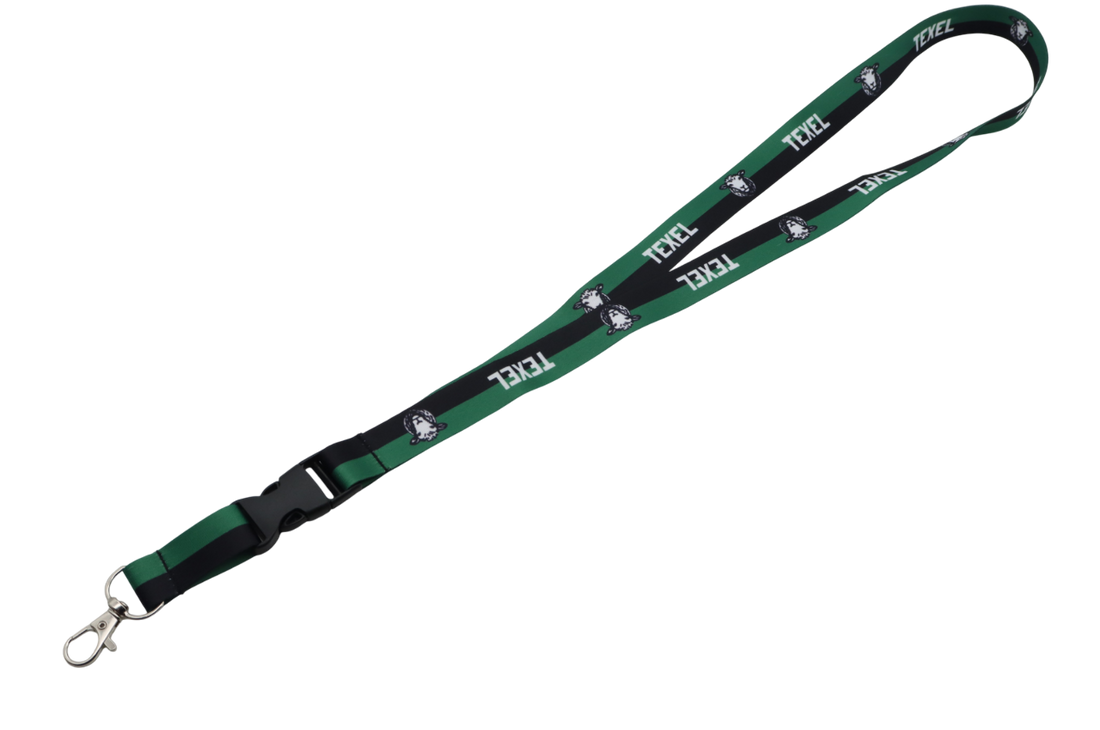 Texel Keycord groen-zwart
