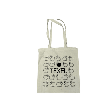 Texel Katoenen Tas – Shopper met Schapen – Duurzaam Texel Souvenir