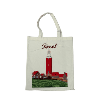 Katoenen Tas Vuurtoren Texel – Duurzaam Souvenir van de Wadden
