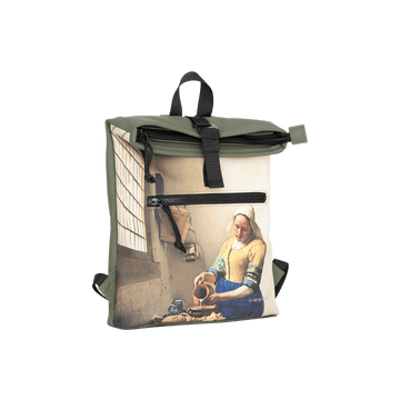 New Rebels Mart Art Rugzak – Los Angeles 'Melkmeisje' – Waterafstotende Rolltop Tas 7L