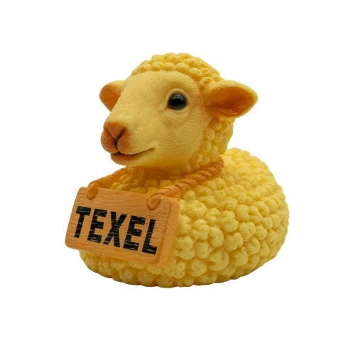 Texel Badeendjes Set van 3 – Schaap, Zeehond & Meeuw met Texel Bordje